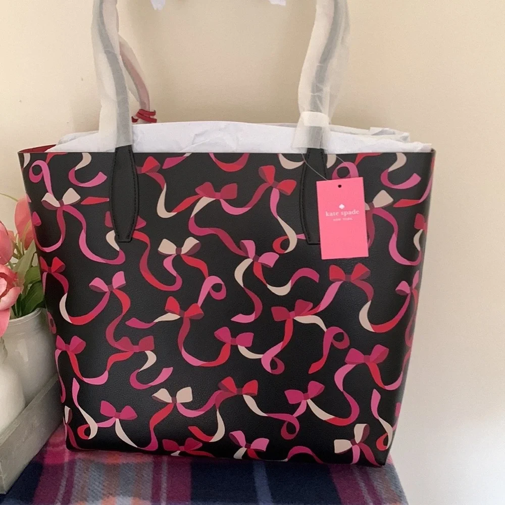 Nwt Kate spade other wrapping party reversible tote bag